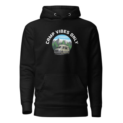 Camping Hoodie "Camp vibes only" - Unisex Hoodie