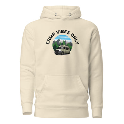 Camping Hoodie "Camp vibes only" - Unisex Hoodie