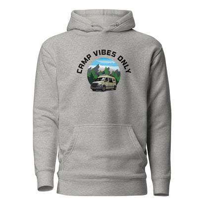 Camping Hoodie "Camp vibes only" - Unisex Hoodie