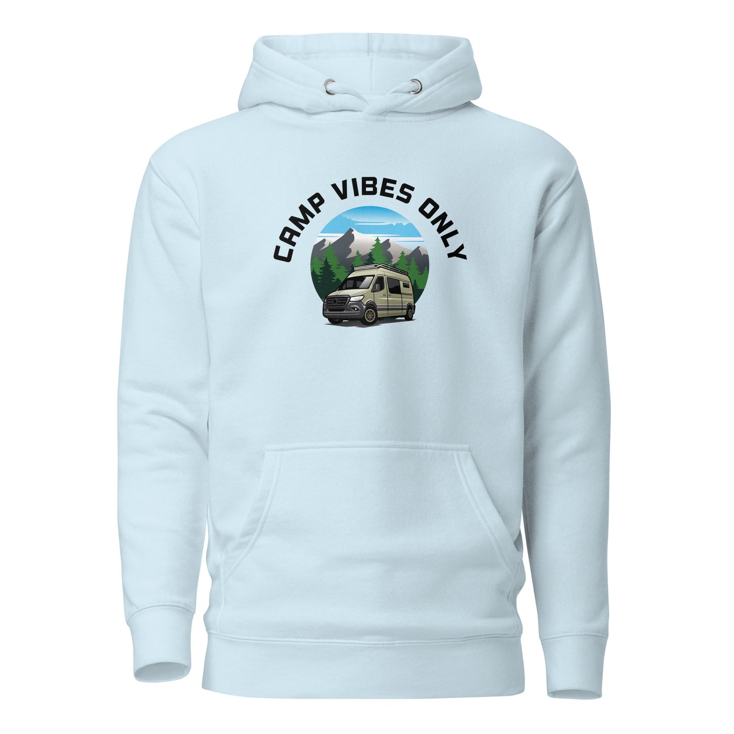 Camping Hoodie "Camp vibes only" - Unisex Hoodie