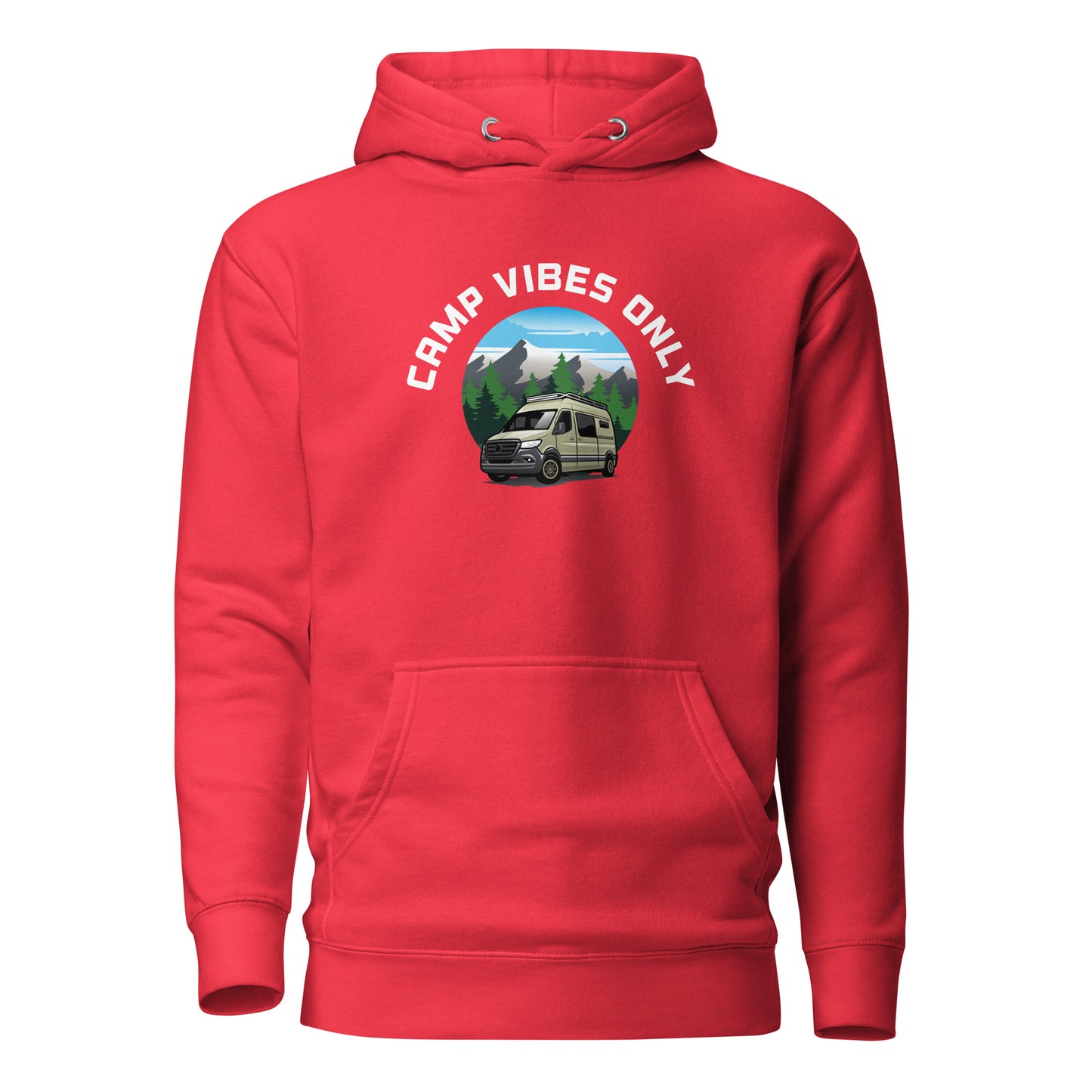 Camping Hoodie "Camp vibes only" - Unisex Hoodie