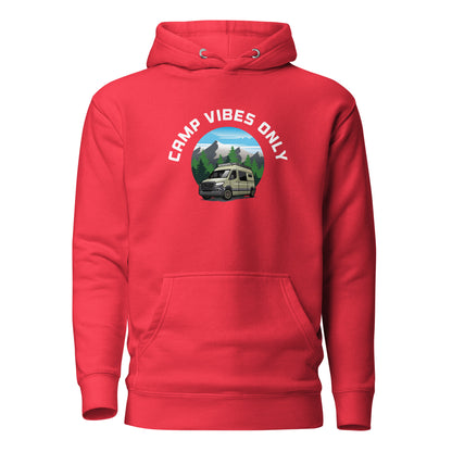 Camping Hoodie "Camp vibes only" - Unisex Hoodie