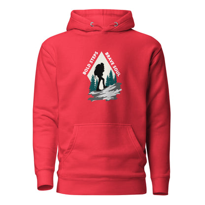 Hiking Hoodie "Bold Steps Breave Soul" - Unisex Hoodie