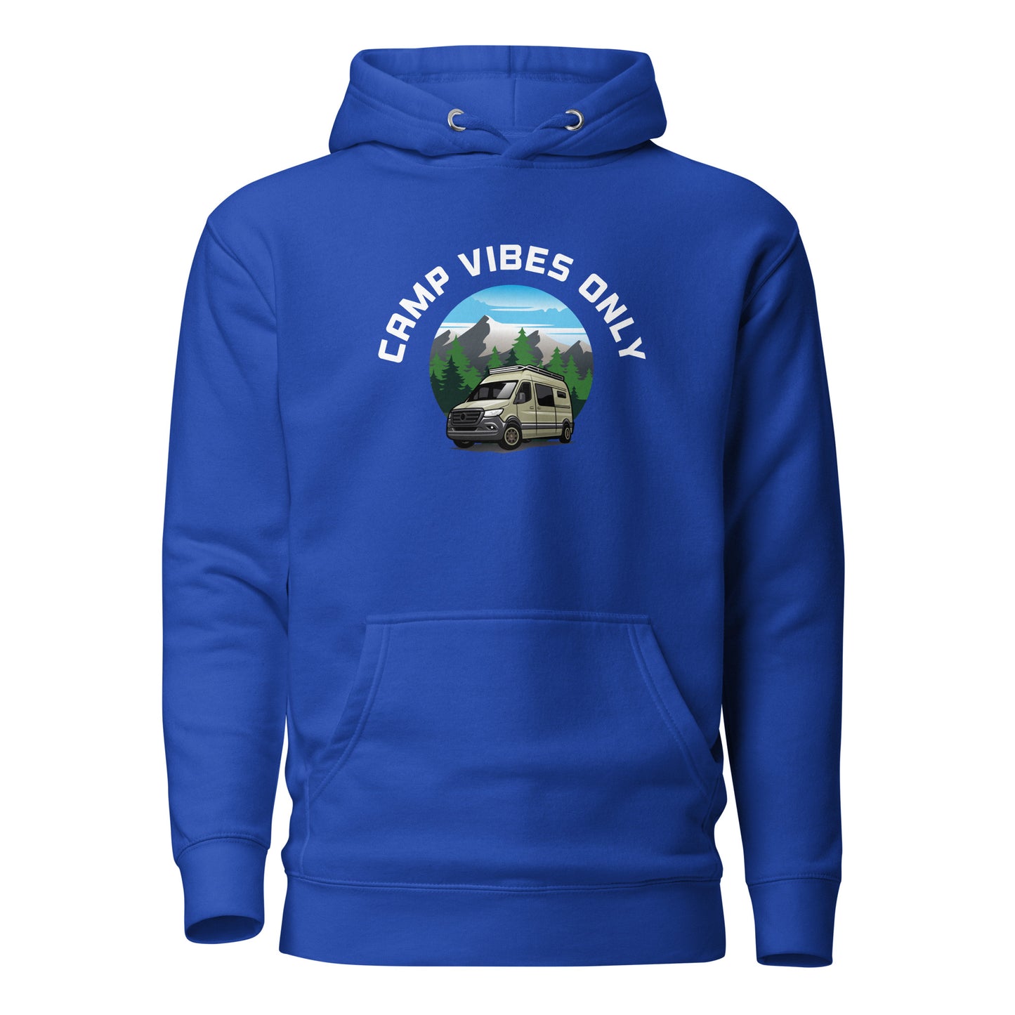 Camping Hoodie "Camp vibes only" - Unisex Hoodie