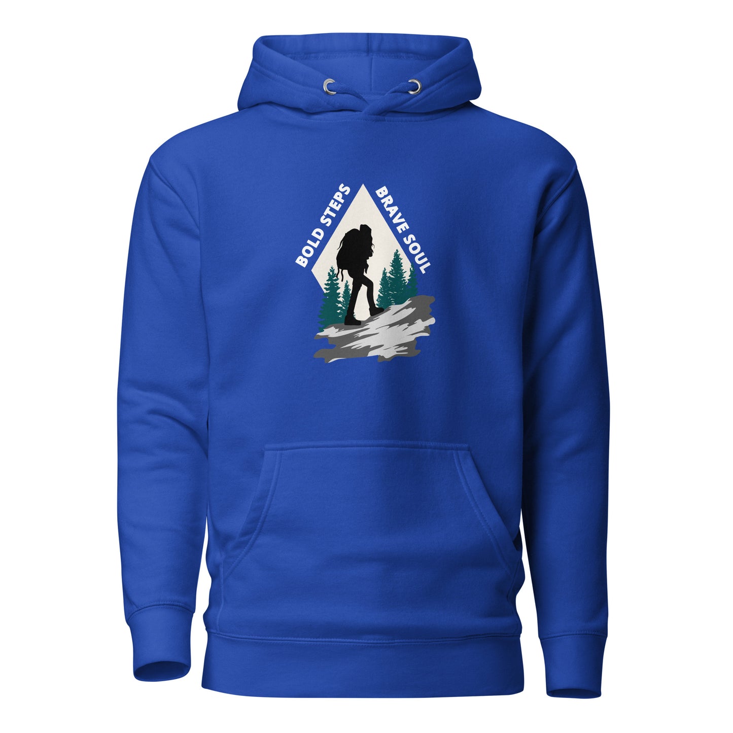 Hiking Hoodie "Bold Steps Breave Soul" - Unisex Hoodie