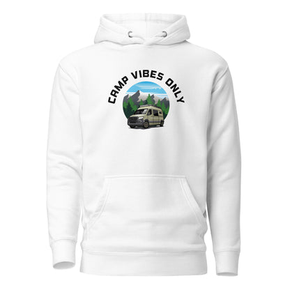 Camping Hoodie "Camp vibes only" - Unisex Hoodie