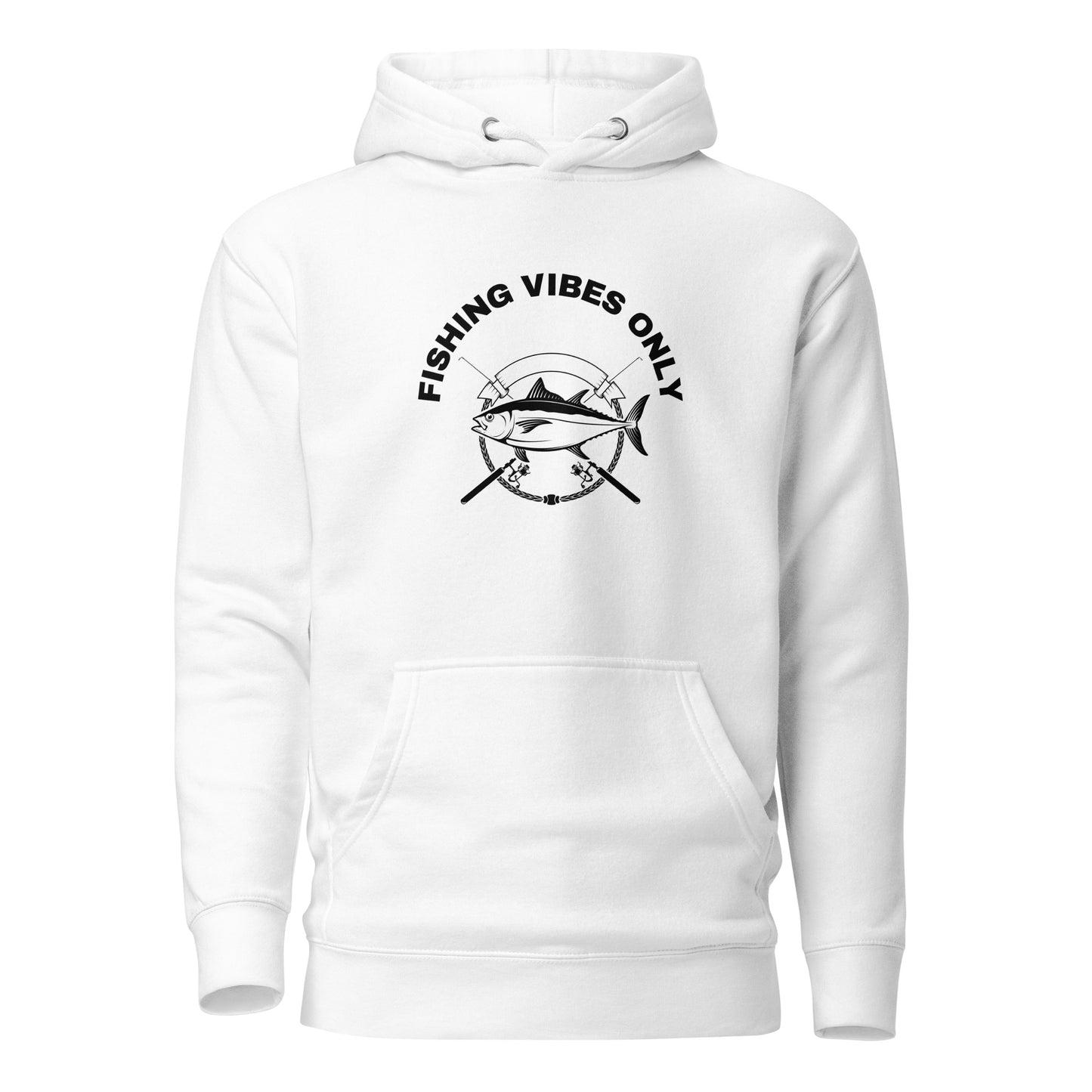 Fishing Hoodie "Fishing vibes only" - Unisex Hoodie