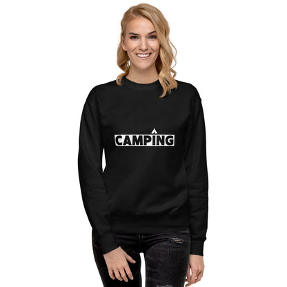 Camping Sweatshirt "CAMPING" - Unisex Premium Sweatshirt