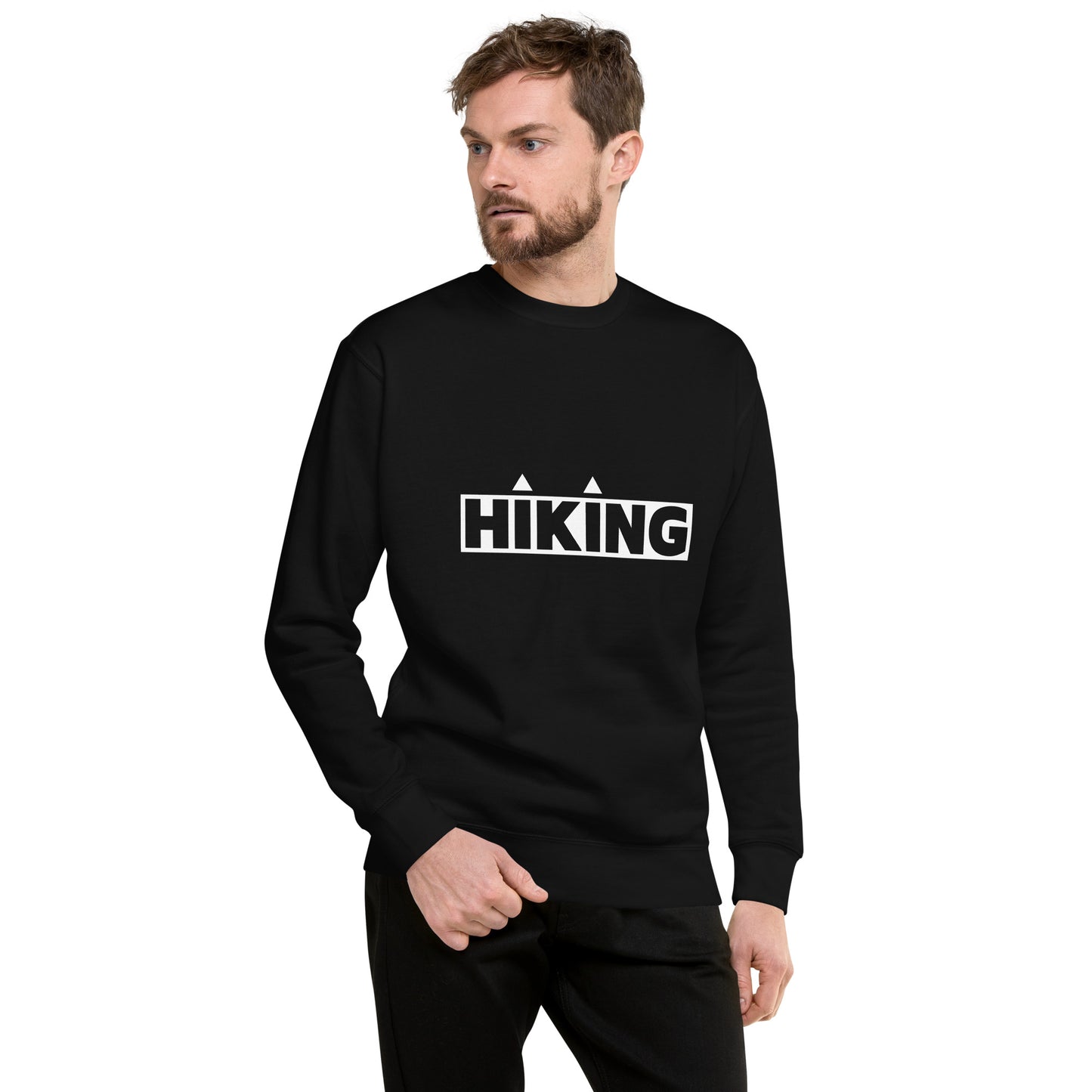 Hiking Sweatshirt "HIKING" - Unisex Premium Sweatshirt