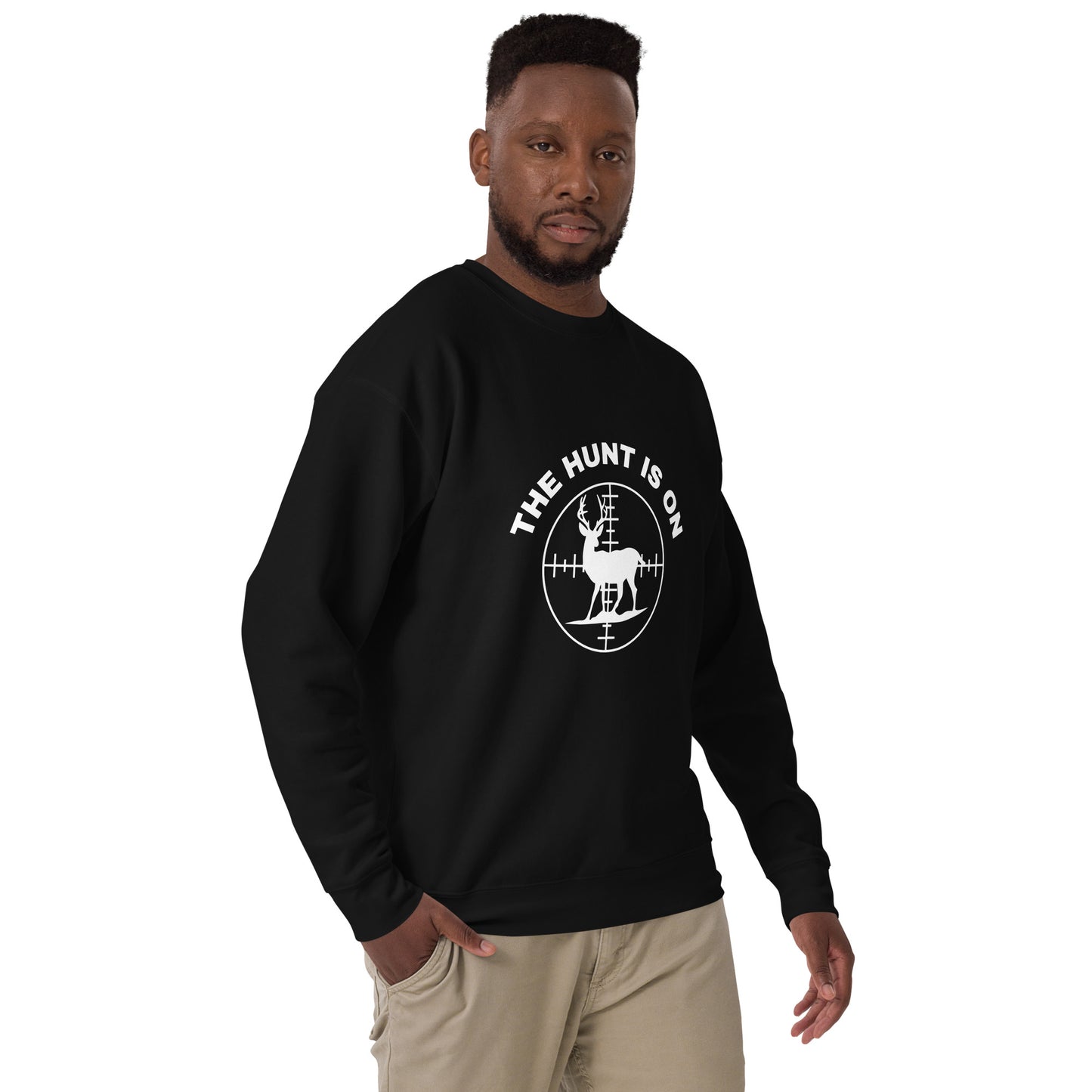 Hunting Sweatshirt "Hunting is on" - Unisex Premium Sweatshirt