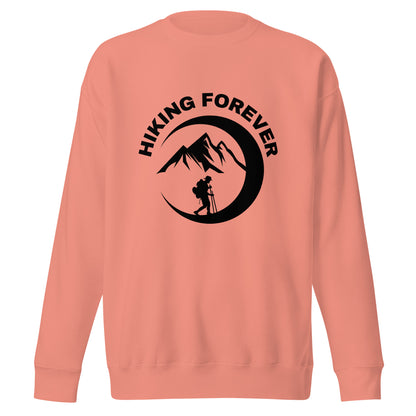 Hiking Sweatshirt "Hiking Forever" - Unisex Premium Sweatshirt