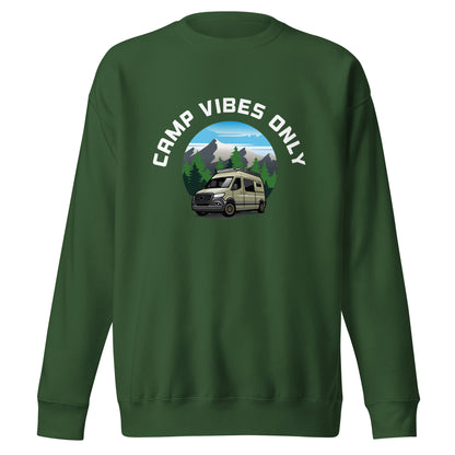 Camping Sweatshirt "Camp vibes only" - Unisex Premium Sweatshirt