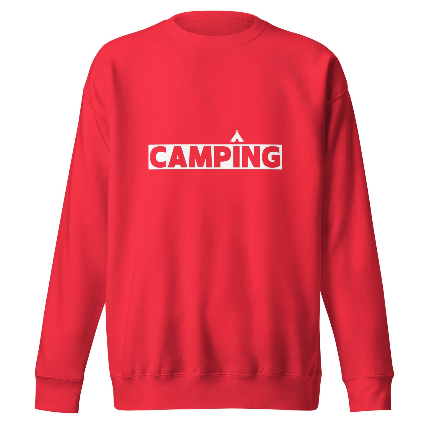 Camping Sweatshirt "CAMPING" - Unisex Premium Sweatshirt