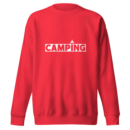 Camping Sweatshirt "CAMPING" - Unisex Premium Sweatshirt