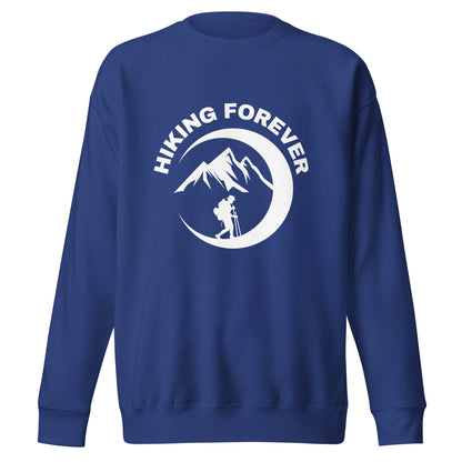 Hiking Sweatshirt "Hiking Forever" - Unisex Premium Sweatshirt