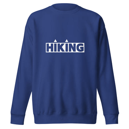 Hiking Sweatshirt "HIKING" - Unisex Premium Sweatshirt