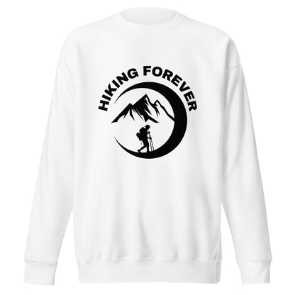 Hiking Sweatshirt "Hiking Forever" - Unisex Premium Sweatshirt