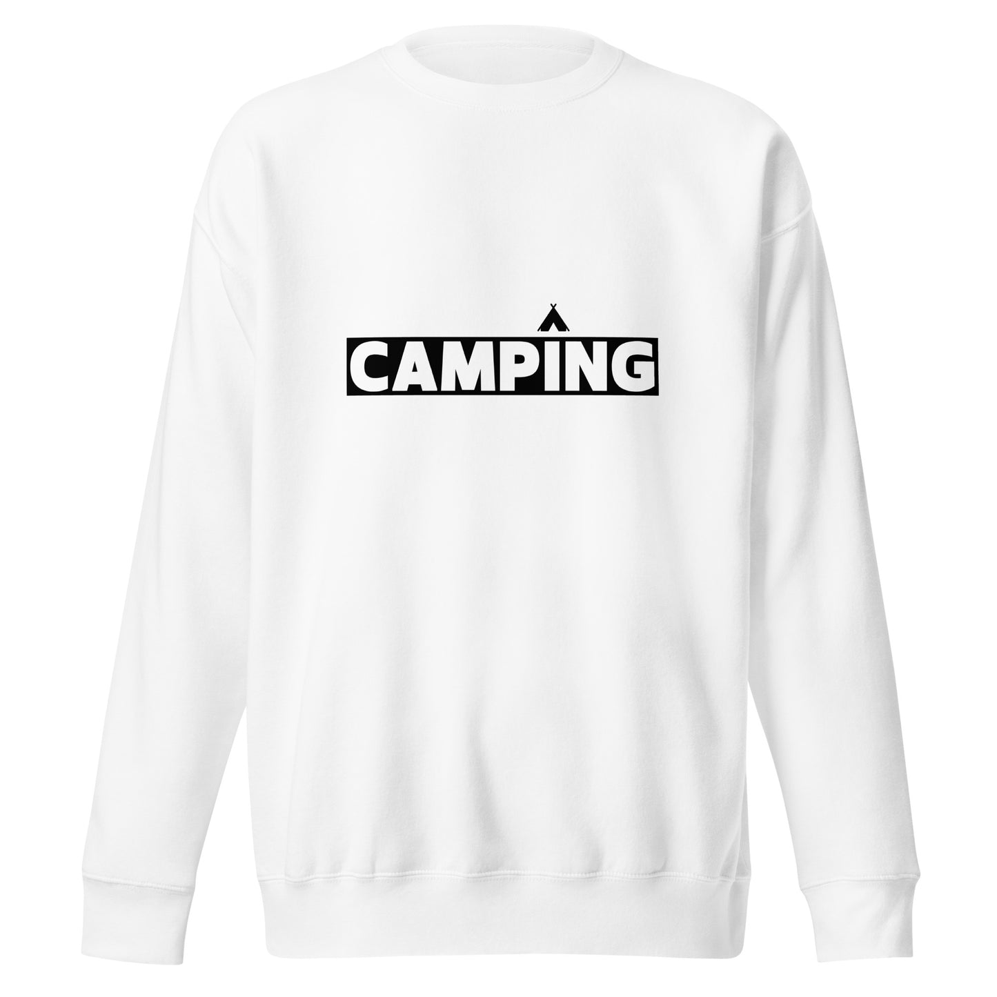 Camping Sweatshirt "CAMPING" - Unisex Premium Sweatshirt