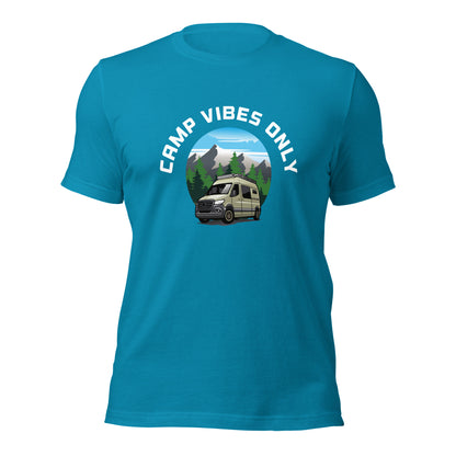 Camping T-shirt "Camp vibes only" - Unisex t-shirt