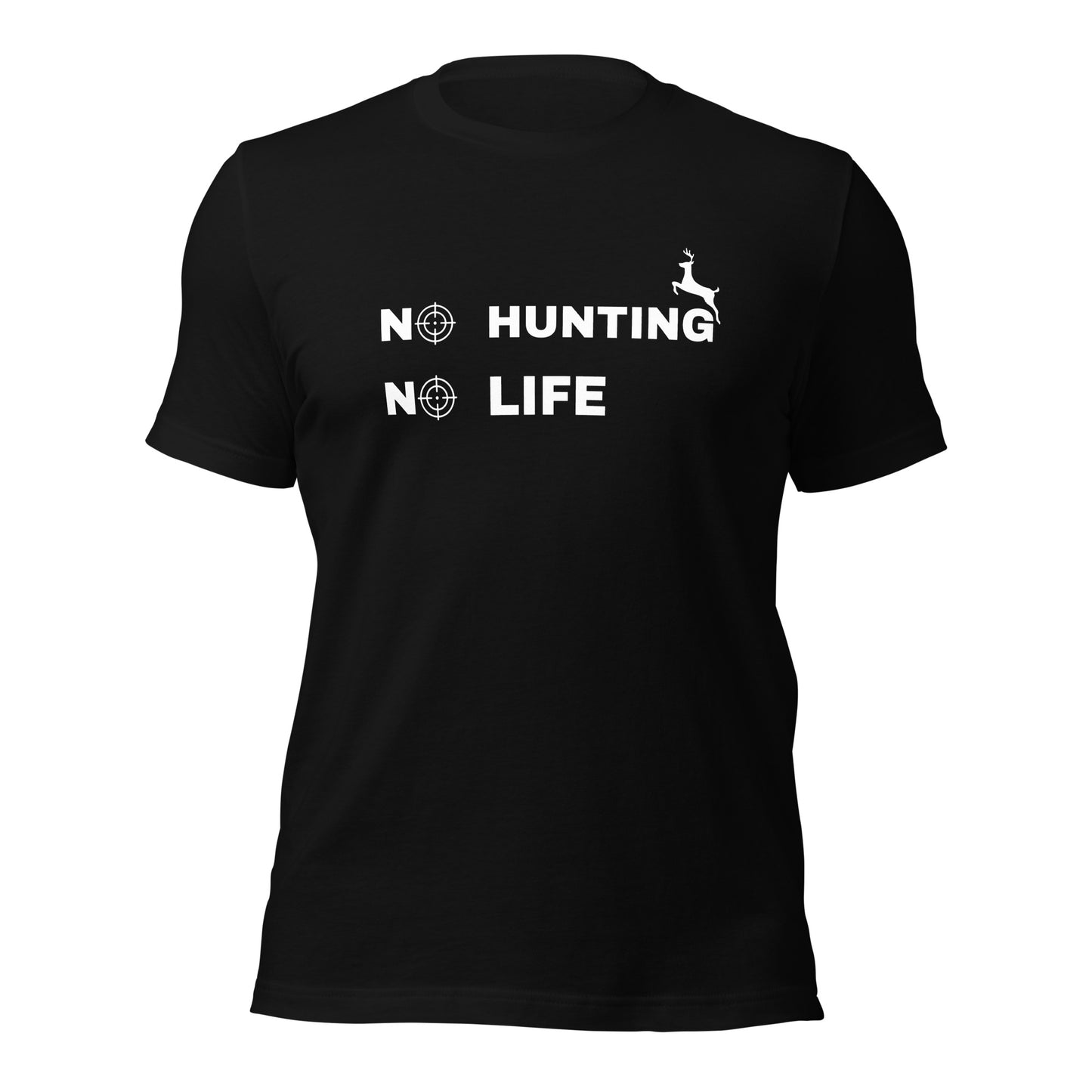 Hunting T-shirt "No hunting No life" - Unisex t-shirt