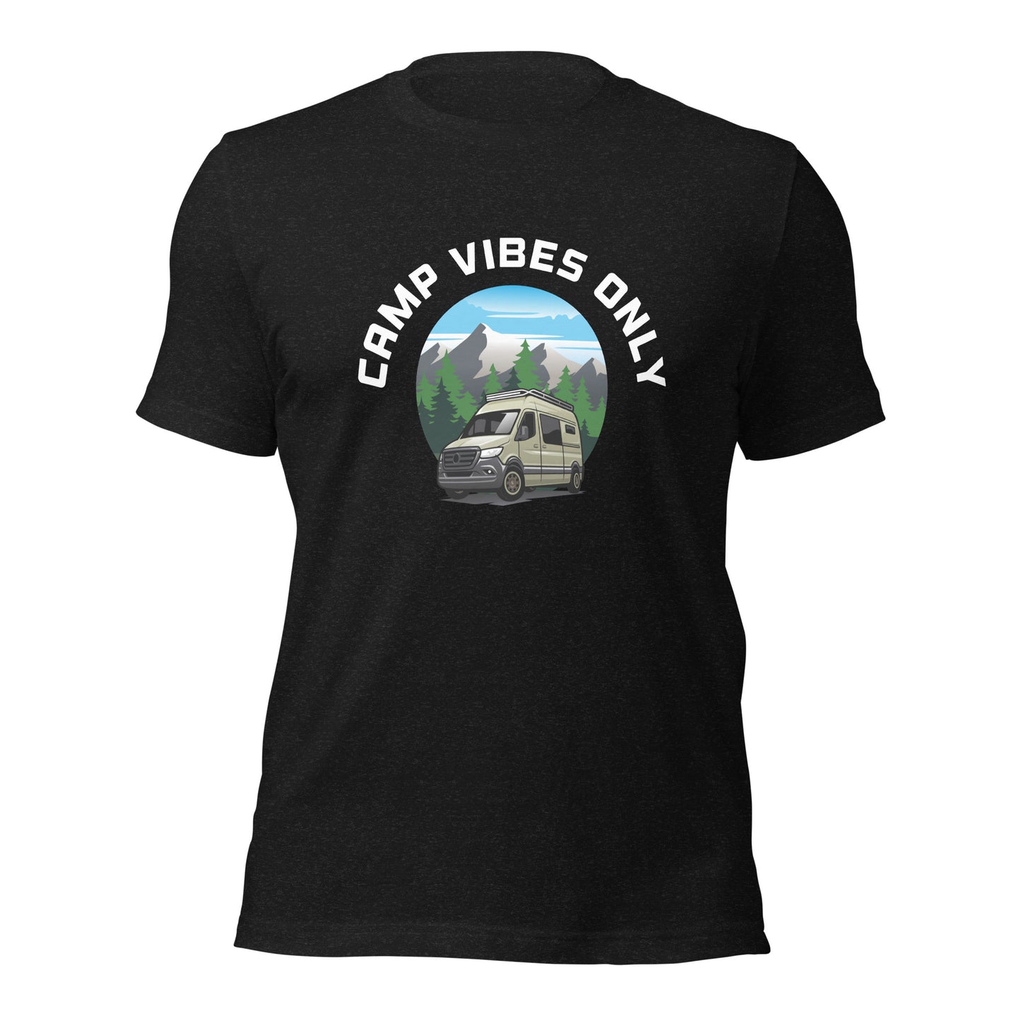 Camping T-shirt "Camp vibes only" - Unisex t-shirt