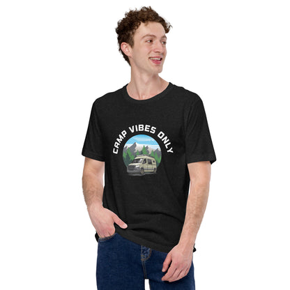 Camping T-shirt "Camp vibes only" - Unisex t-shirt