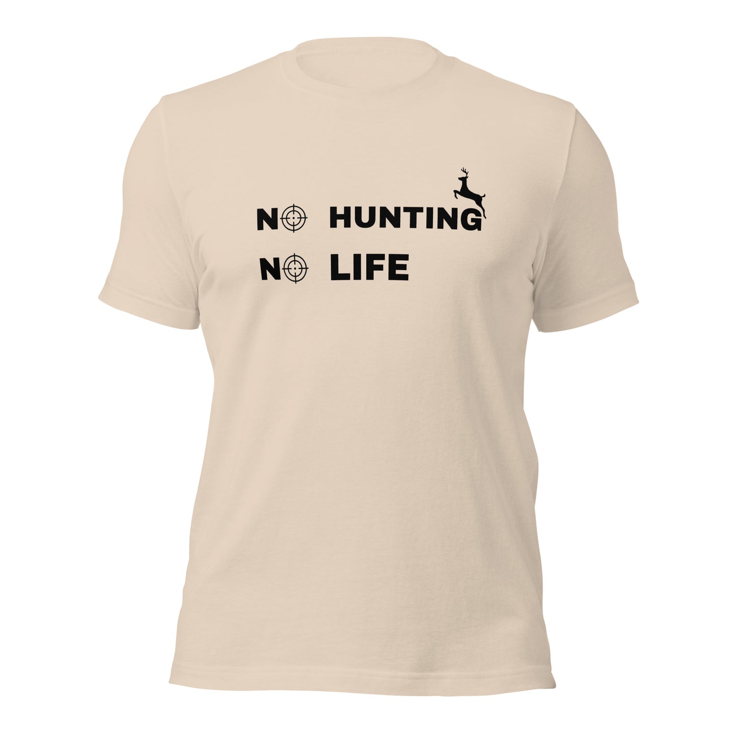 Hunting T-shirt "No hunting No life" - Unisex t-shirt