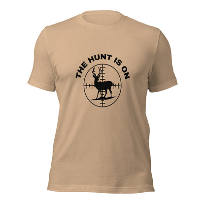 Hunting T-shirt (Hunting is on) - Unisex t-shirt