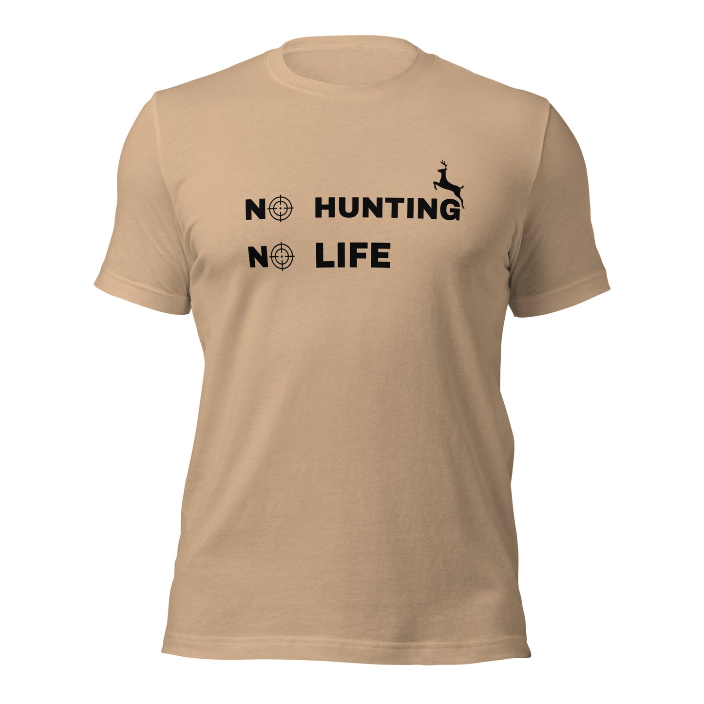 Hunting T-shirt "No hunting No life" - Unisex t-shirt