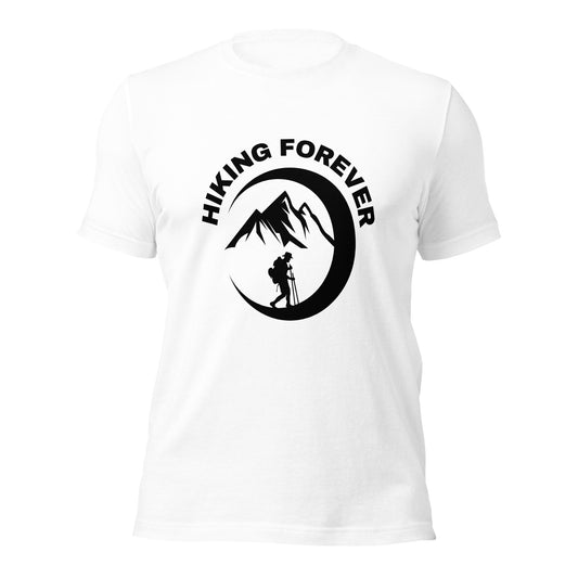 Hiking T-shirt "Hiking Forever" - Unisex t-shirt