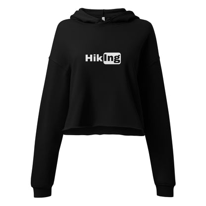 Hiking Crop Hoodie "Hiking" - Crop Hoodie