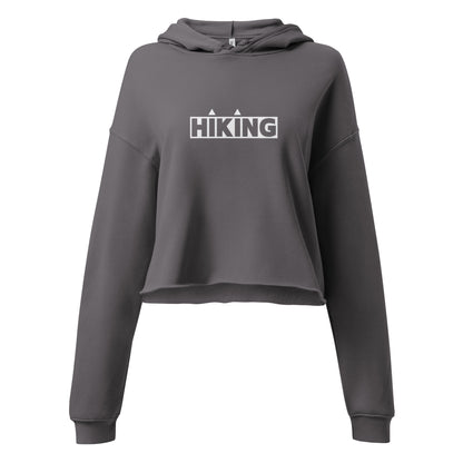 Hiking Crop Hoodie "HIKING" - Crop Hoodie