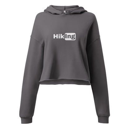 Hiking Crop Hoodie "Hiking" - Crop Hoodie